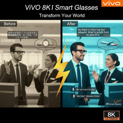 Lunettes Intelligentes ViVO 8K AI
